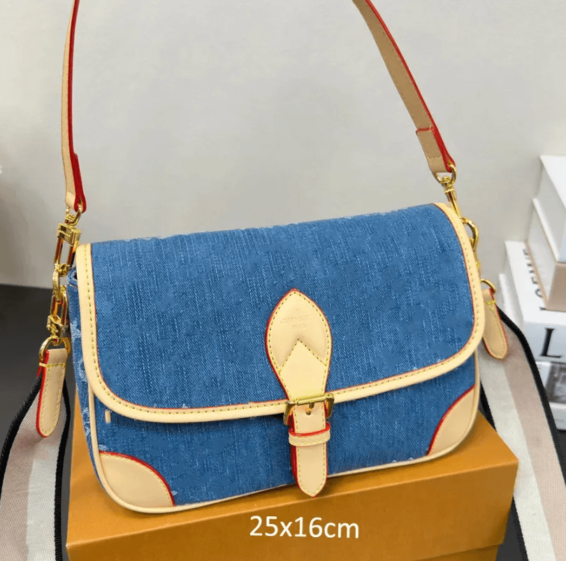 Denim LV Bags and Wallets