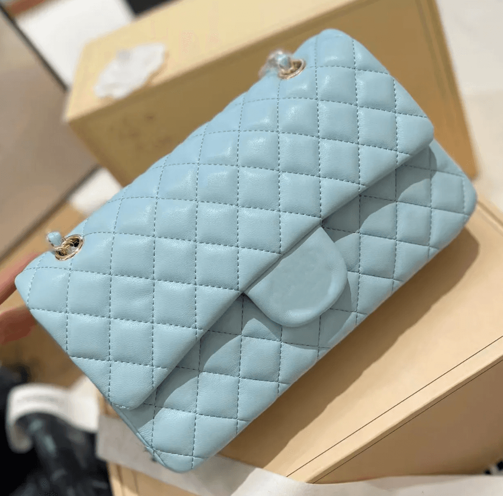 Baby blue chanel
