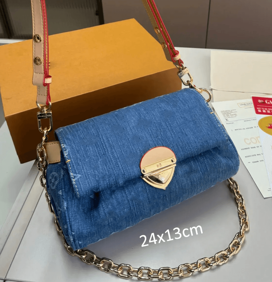 LV denim bag