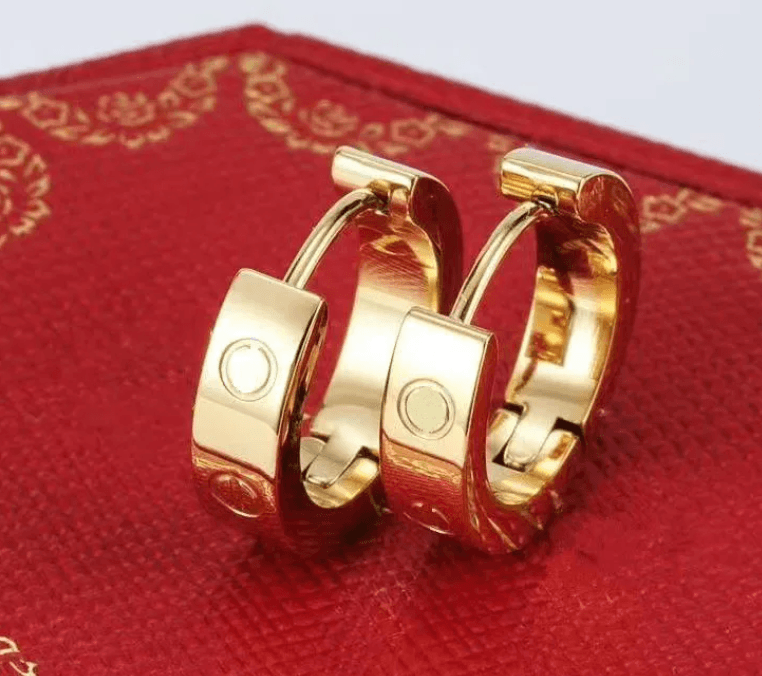 cartier love earrings