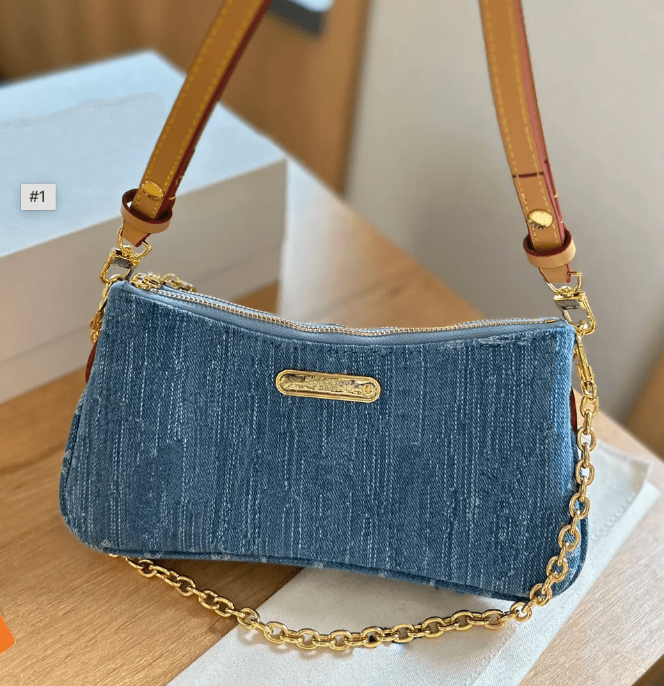 Denim LV Pochette