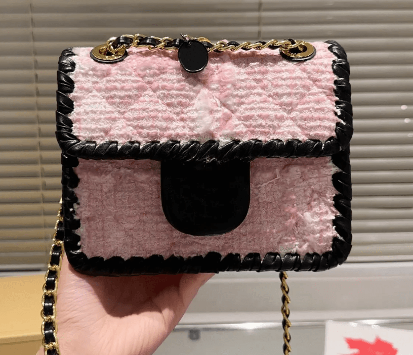 Pink/Black Chanel Bag