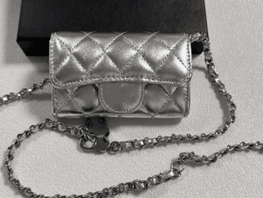 Silver Chanel Wallet