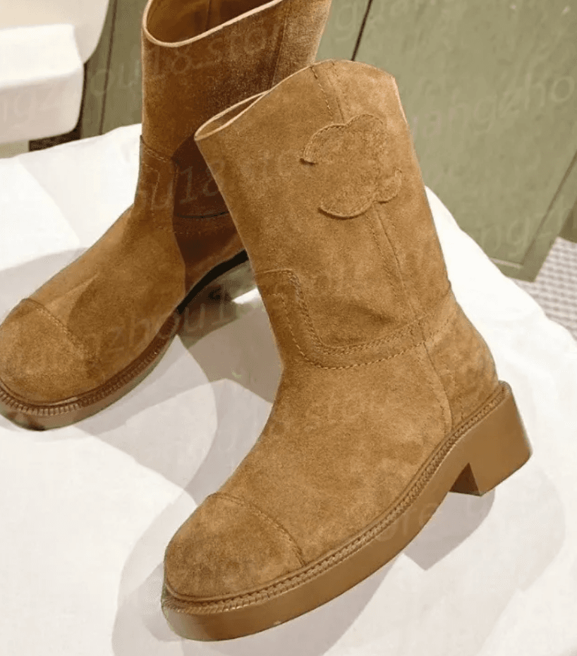 Chanel Suede Boots