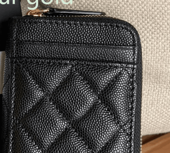 Chanel Zip Up Wallet