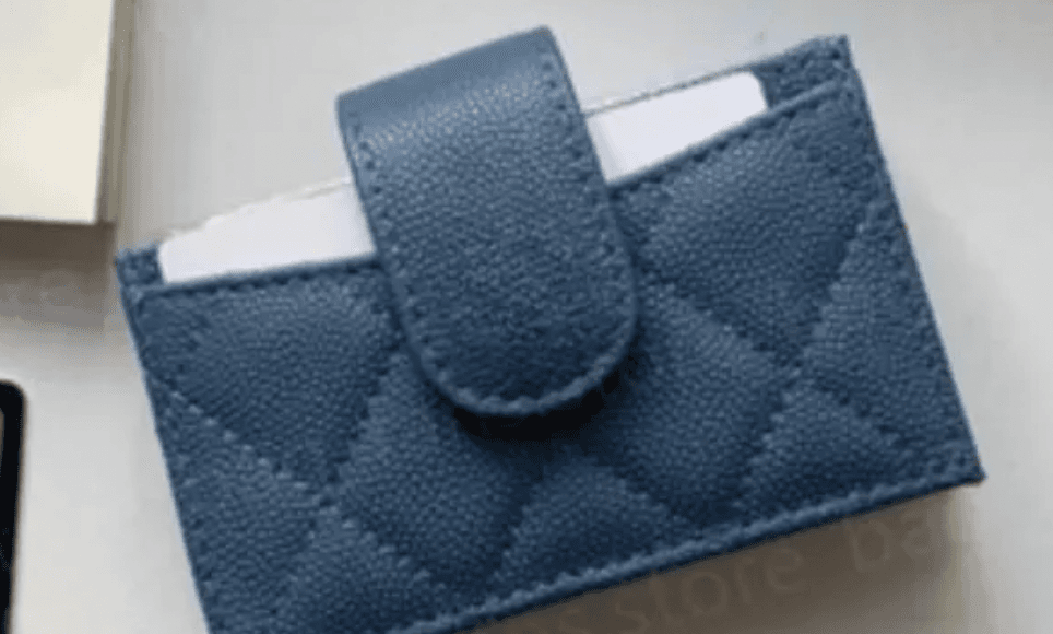 Blue Chanel Wallet