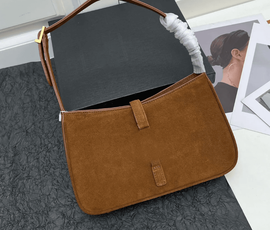 YSL Suede Purse