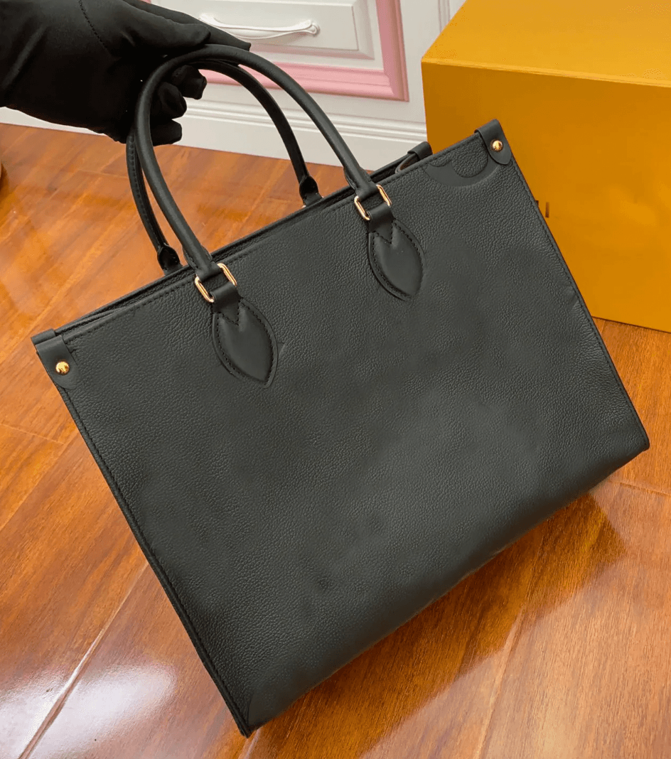 Black LV Tote