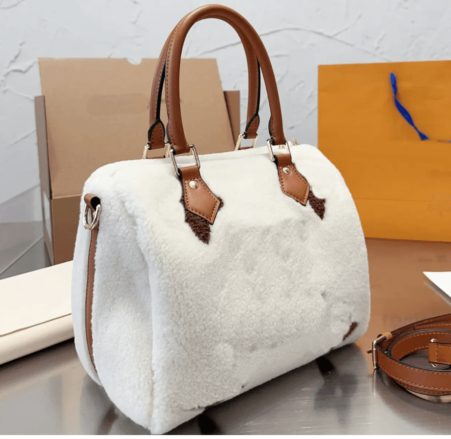 Fur LV Purse