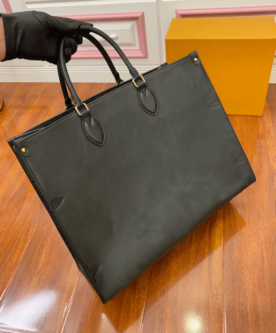 Black LV Tote