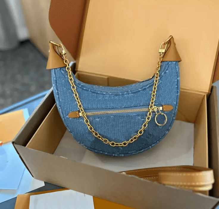 LV Denim Loop Bag