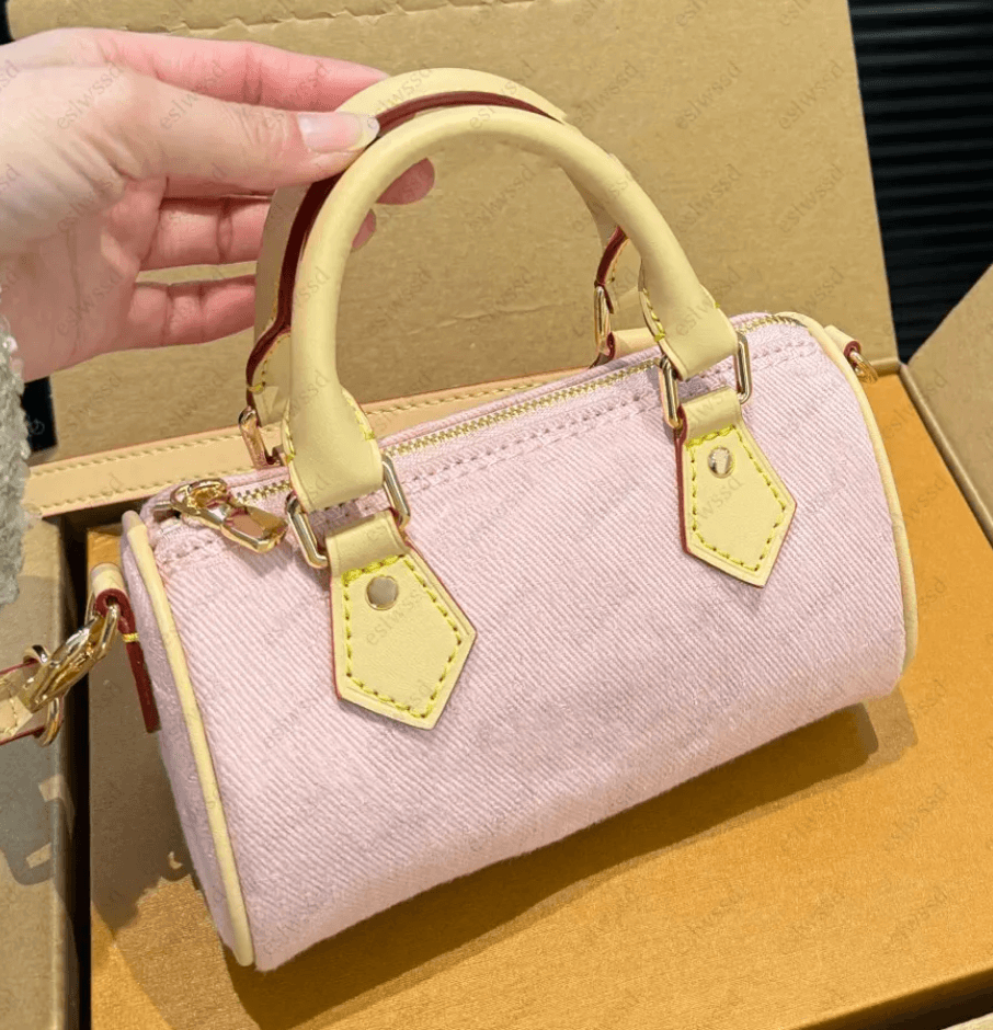 LV Nano Speedy Pink