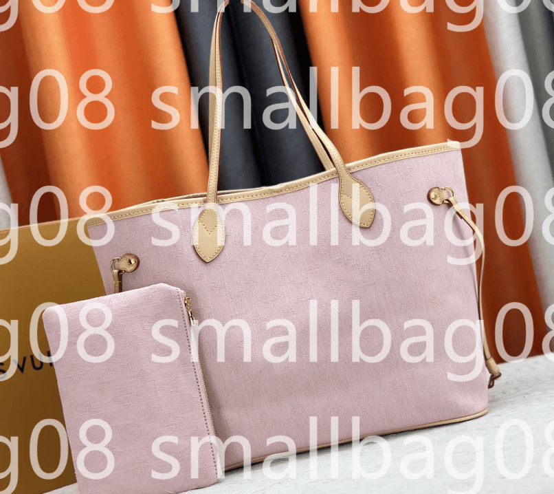 Pink LV Denim Tote
