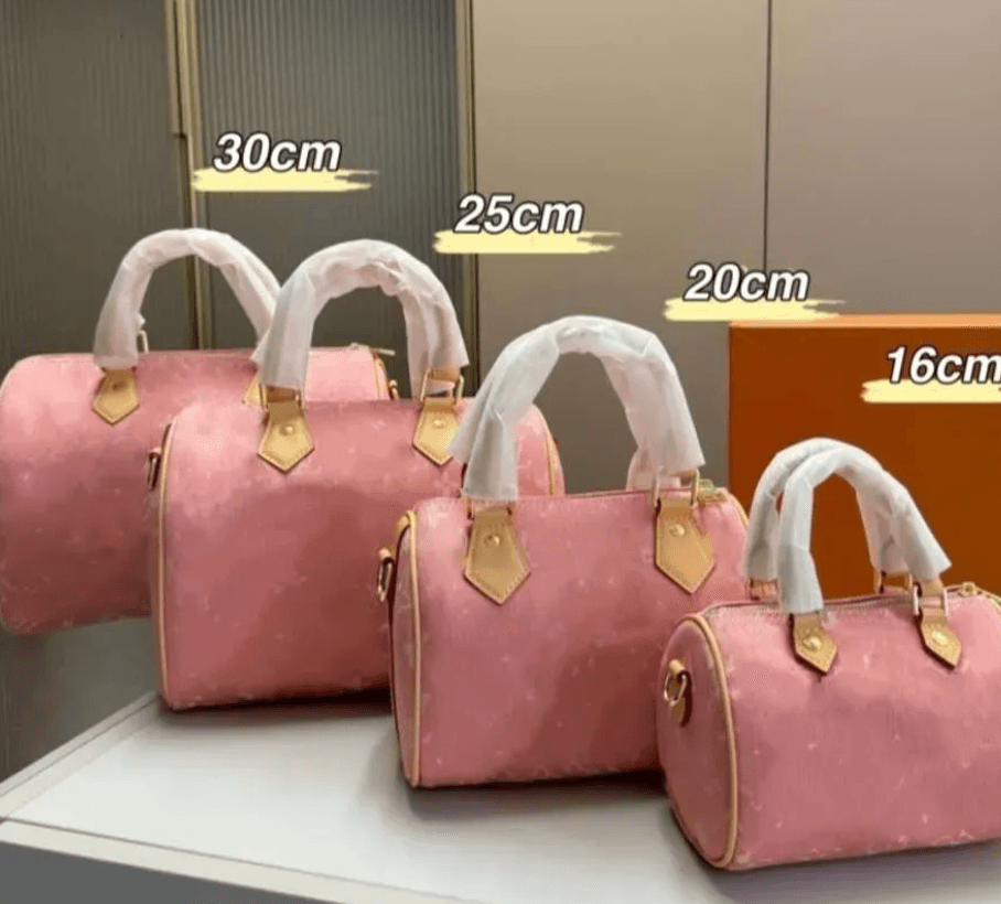 LV (pink denim speedy)