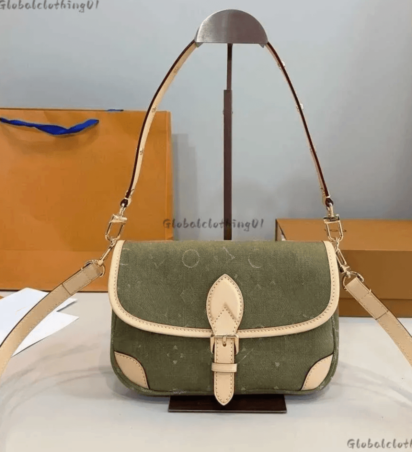Green LV denim
