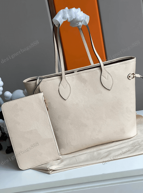 LV White Tote